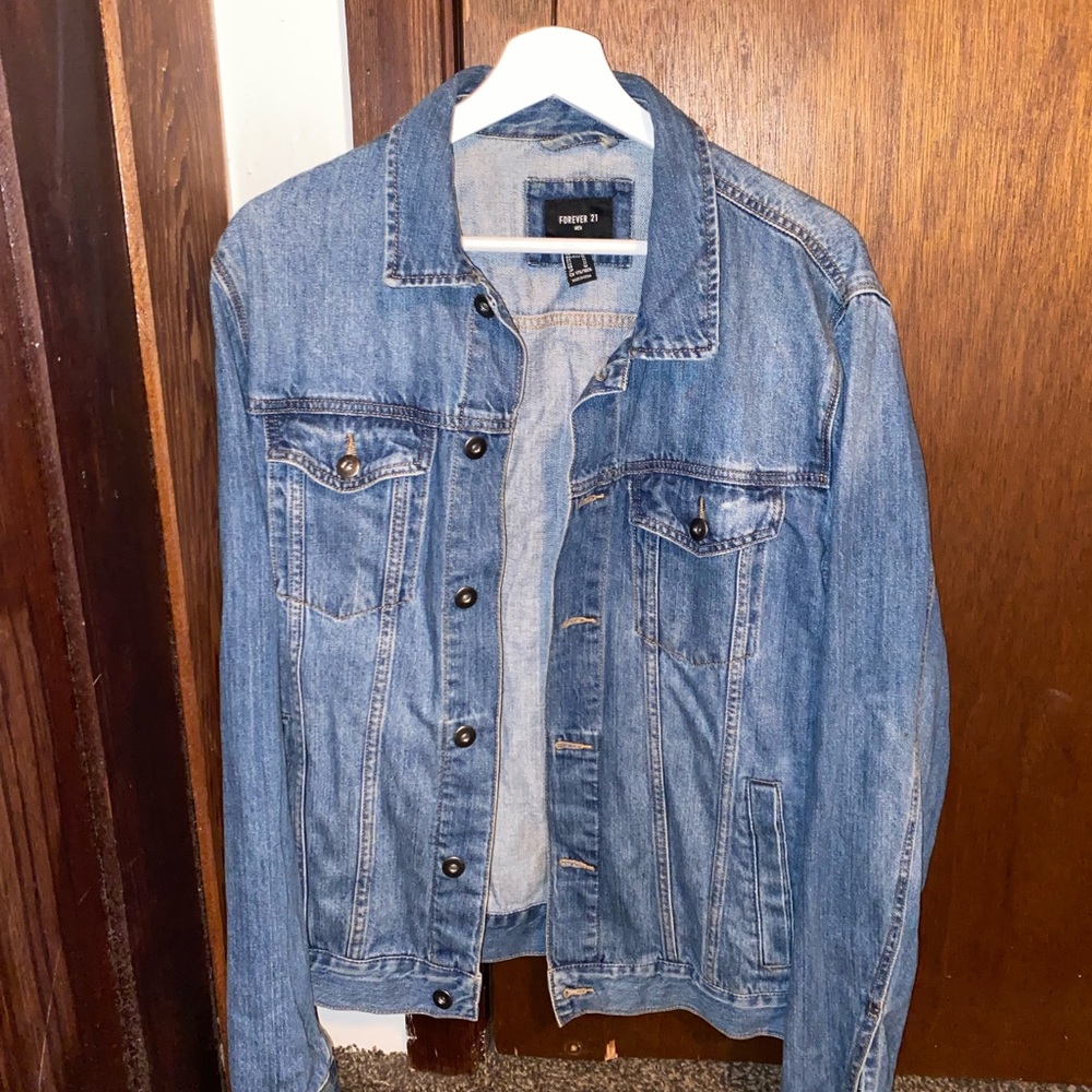 Denim jacket, mens medium